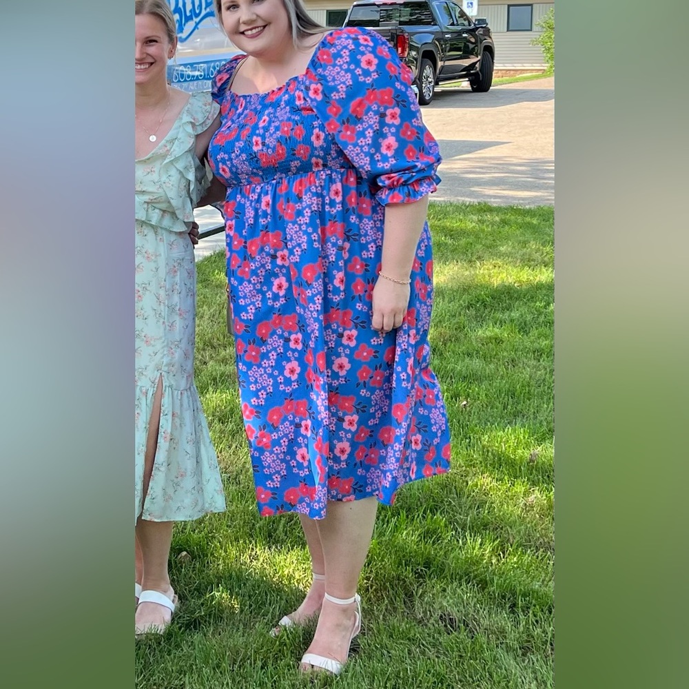 Beautiful bright floral dress